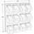 12 Mini Bucket Peg Wall Accessory Organizer Kit Pegboard Panel, GIFT SHOP