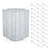 Four-Sided Revolving 14"W x 20"H Pegboard Counter Display w/ 32 4" Hooks