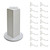 Four-Sided Revolving 4"W x 12"H Pegboard Counter Display w/ 16 2" Hooks