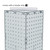 Four-Sided Revolving 8"W x 20"H Pegboard Counter Display w/24 4" Hooks