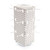 Four-Sided Revolving 8"W x 20"H Pegboard Counter Display w/24 4" Hooks