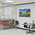 Floating Acrylic Wall Frame with Silver Stand Off Caps: 24" x 36" Graphic Size,  Overall Frame Size: 28" x 40", 2-Pack