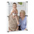 Floating Acrylic Wall Frame with Silver Stand Off Caps: 24" x 36" Graphic Size,  Overall Frame Size: 28" x 40", 2-Pack