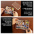 Clear Acrylic Magnetic Photo Block Frame Set with TWO 5x7 size Frames