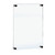 Floating Styrene Wall Frame with Rounded Edges, Black Stand Off Caps: 22" X 28" Graphic Size, Overall Frame Size: 23.5"W x 31.5''H