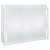 Self Adhesive Clear Acrylic Wall Sign Holder Frame 22" W x 17" H -Landscape / Horizontal, 2-Pack