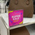 Clear Block Sign Holder Frame 6" x 6", Top Load, 2-Pack