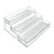 Three Tier Counter Step Display with Lip, 2-Pack