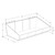 13 Inch Wide x 7 Inch Deep Divider Tray for Pegboard or Slatwall with Removable Dividers Included, 2-Pack