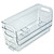 Stackable Narrow Pantry Storage Bin Clear Organizer, 4-Pack