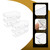 Stackable Narrow Pantry Storage Bin Clear Organizer, 4-Pack
