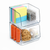 Small Clear Stackable Bin, 2-Pack