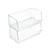Large Wide Clear Stackable Bin, 2-Pack