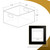 Storage Tote Bins With Handle, 4-Pack