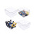 Storage Tote Bins With Handle, 4-Pack