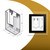 Trifold Magnet Brochure Holder, 2-Pack