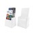 White Trifold Brochure Holder, 2-Pack