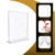 Clear Acrylic Y-Frame Sign Holder, 8.5" x 11", Double-Sided, 3-Pack
