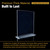 Clear Acrylic Y-Frame Sign Holder, 8.5" x 11", Double-Sided, 3-Pack