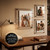 Floating Acrylic Gallery Wall Frame Set with 1" Silver Standoff Hardware, 8" x 10", 11" x 14" & 16" x 20", 3-Piece Set