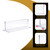 Bottom Load Clear Acrylic T-Frame for 70MM Film Strip, 8.5"W x 3"H