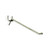 6" Metal Wire Hook: 0.148"Diameter, 50-Pack