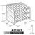 8 Compartment per Tier Acrylic Nail Polish Display
