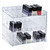 Three-Tier 21 Compartment Display, 7-Comp per Tier. Dimensions: 12"W x 8.5"D x 10.5"H