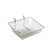 5"H Sloped Chrome Wire Basket, 2-Pack