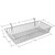 5"H Chrome Wire Basket, 2-Pack
