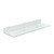 Clear Acrylic Shelf for Pegboard & Slatwall 24" x 6" x 2" , 4-Pack