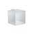 5" Cube Bin for Pegboard or Slatwall, 4-Pack