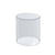 Clear Acrylic Cylinder Display, Plastic Round Container and Riser, 6"W x 8"H