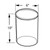 Clear Acrylic Cylinder Display, Plastic Round Container and Riser, 6"W x 10"H