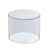 Clear Acrylic Cylinder Display, Plastic Round Container and Riser, 8"W x 8"H