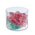 Clear Acrylic Cylinder Display, Plastic Round Container and Riser, 8"W x 8"H