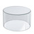 Clear Acrylic Cylinder Display, Plastic Round Container and Riser, 10"W x 8"H