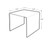 Clear Acrylic Riser Pedestal Display 5.5"W x 5.5"D x 5.5"H, 4-Pack