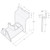 Interlocking Eyeglass Holder for Slatwall, 25-Pack