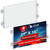 Clear Acrylic Window/Door Sign Holder Frame with Suction Cups 17''W x 11''H, 2-Pack