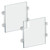 Clear Acrylic Window/Door Sign Holder Frame with Suction Cups 11''W x 14''H, 2-Pack