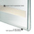 Self Adhesive Clear Acrylic Wall Sign Holder Frame 5.5" W x 2.5" H - Landscape/Horizontal, 10-Pack