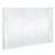 Self Adhesive Clear Acrylic Wall Sign Holder Frame 22" W x 17" H -Landscape / Horizontal, 10-Pack