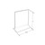 Top Loading Clear Acrylic T-Frame Sign Holder 5.5" Wide x 7'' High-Vertical, 10-Pack