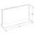 Top Loading Clear Acrylic T-Frame Sign Holder 14" Wide x 8.5'' High-Vertical, 10-Pack
