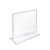 Top Loading Clear Acrylic T-Frame Sign Holder 8.5" Wide x 8.5'' High-Vertical, 10-Pack