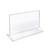 Top Loading Clear Acrylic T-Frame Sign Holder 11" Wide x 7'' High-Horizontal, 10-Pack