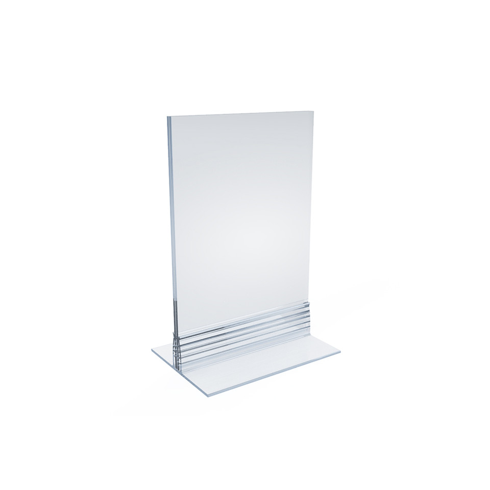 Clear Acrylic Double Sided Sign Holder 4