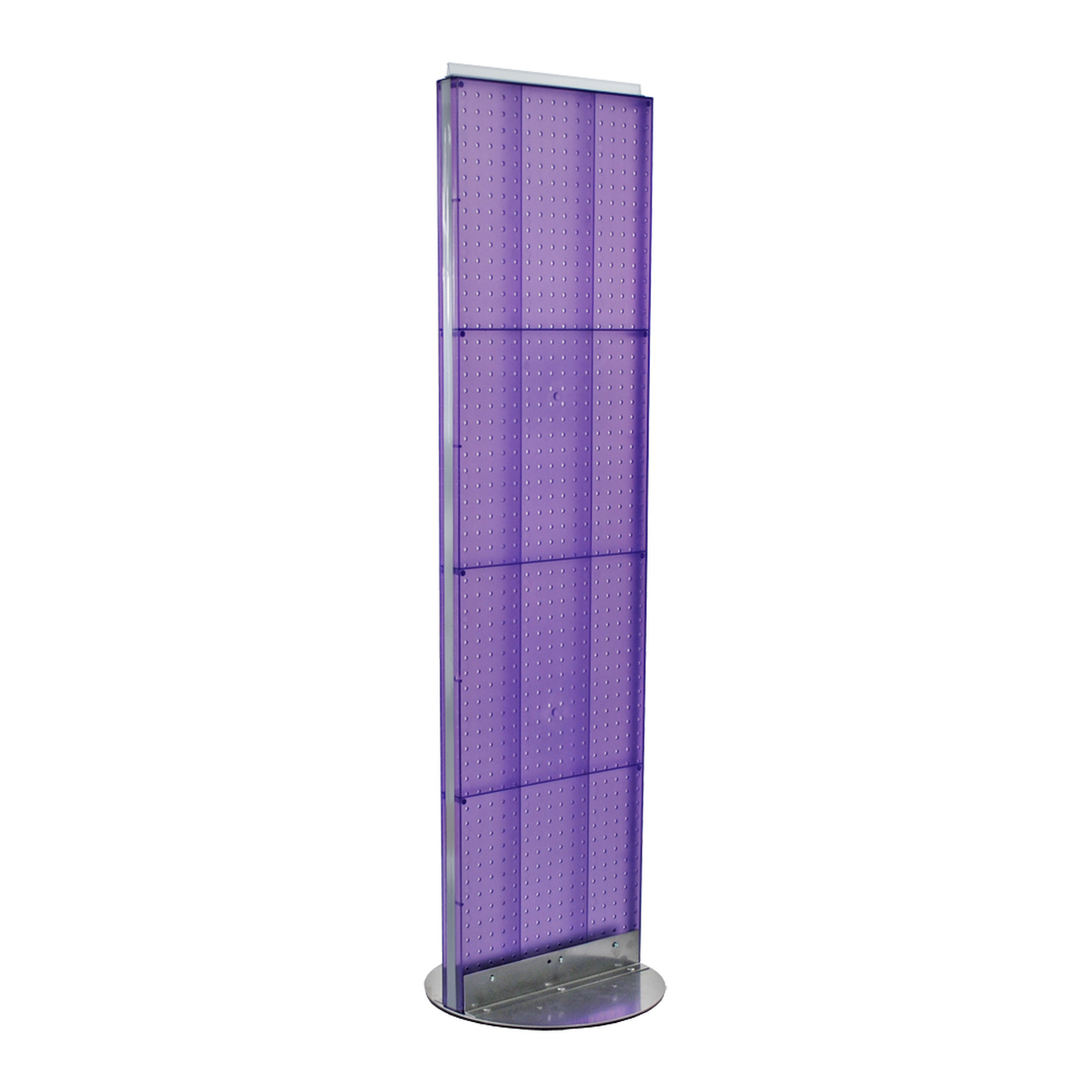 Azar Displays zweiseitige Pegboard Bodenanzeige auf drehbarem Sockel. Spinner... - Bild 50 von 73