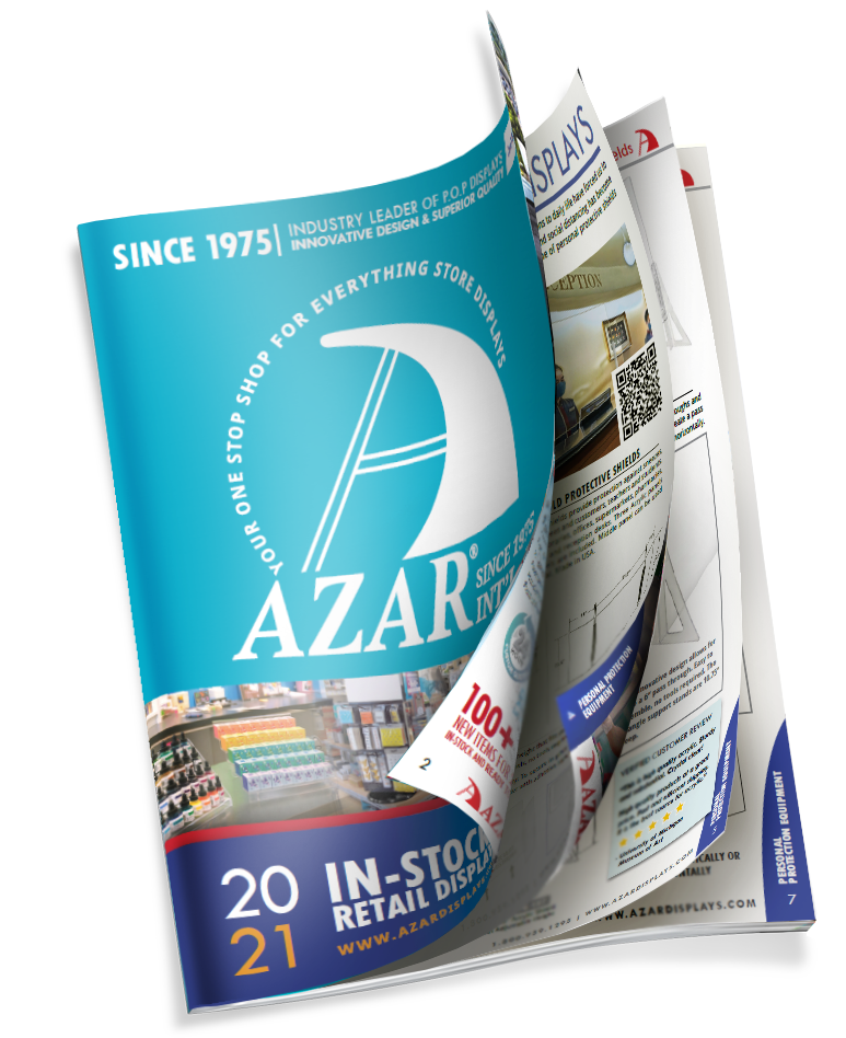 Azar Displays product catalog 2020 get online PDF